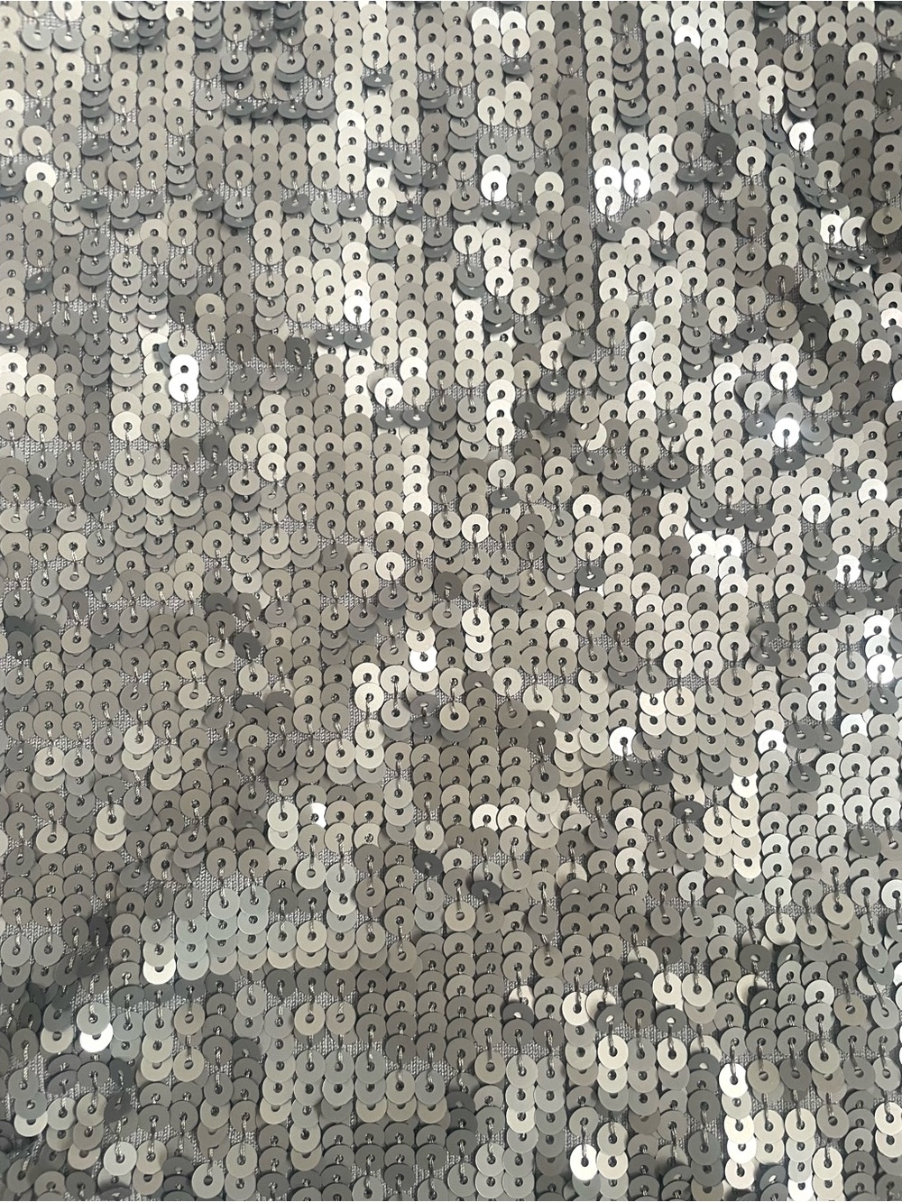 Pandemonium Silver Sequin Scoop Neck Tank Top Size M Y2K Going Out Festival - Picture 5 of 7